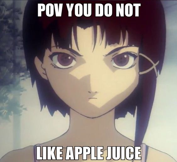 lain apple juice